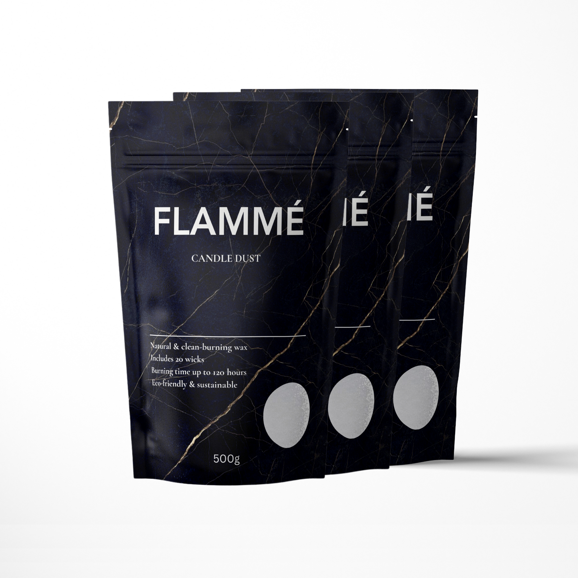 Flamme Candle dust 3 x pack